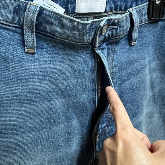 Boyish CARTER Womens Denim Straight Leg Sz 27 in SUNSET BOULEVARD - Picture 3 of 10